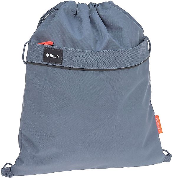 LÄSSIG Turnbeutel Bold, blue, aus recyceltem günstig online kaufen