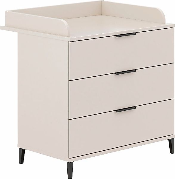 Home affaire Wickelkommode "ARI, 3 Schubladen", inklusive Wickelaufsatz, Sc günstig online kaufen