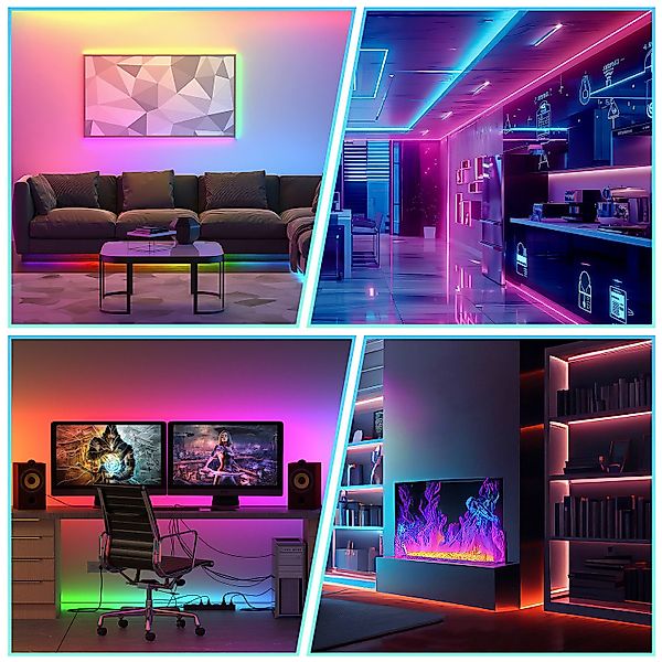 Clanmacy LED-Streifen 10m LED Streifen mit günstig online kaufen