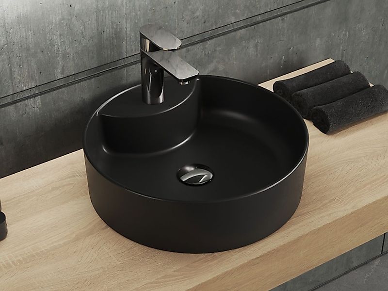 Aqua Bagno Aufsatzwaschbecken Waschschale Keramik Handwaschbecken günstig online kaufen