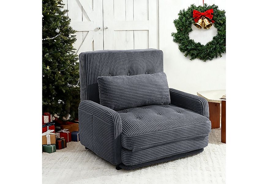 HomeMiYN Ohrensessel Sesselbett für eine Person – mit inkludiertem Komfortk günstig online kaufen