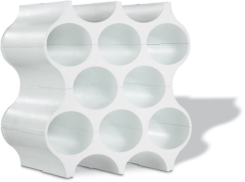 KOZIOL Weinflaschenhalter SET-UP, 100% recycelbar, für 10 Flaschen günstig online kaufen