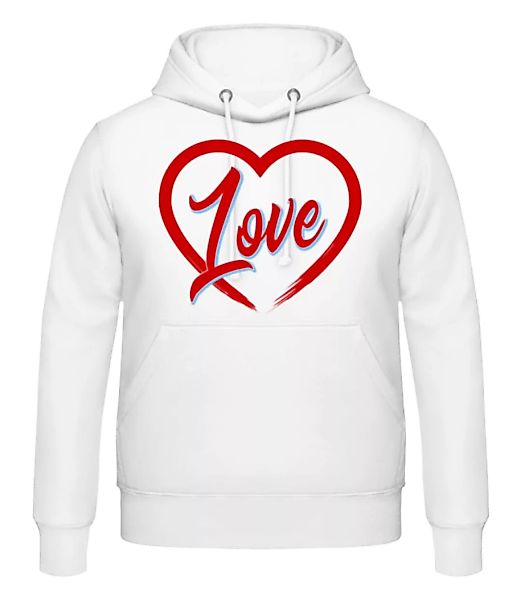 Heart Love · Männer Hoodie günstig online kaufen