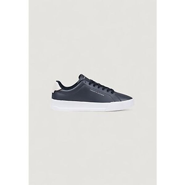 Tommy Hilfiger Sneaker "TH COURT LTH DETAIL ESS", Freizeitschuh, Halbschuh, günstig online kaufen
