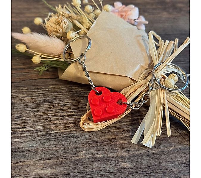 UDINGO Schlüsselanhänger Herz-Anhänger 2er Set günstig online kaufen