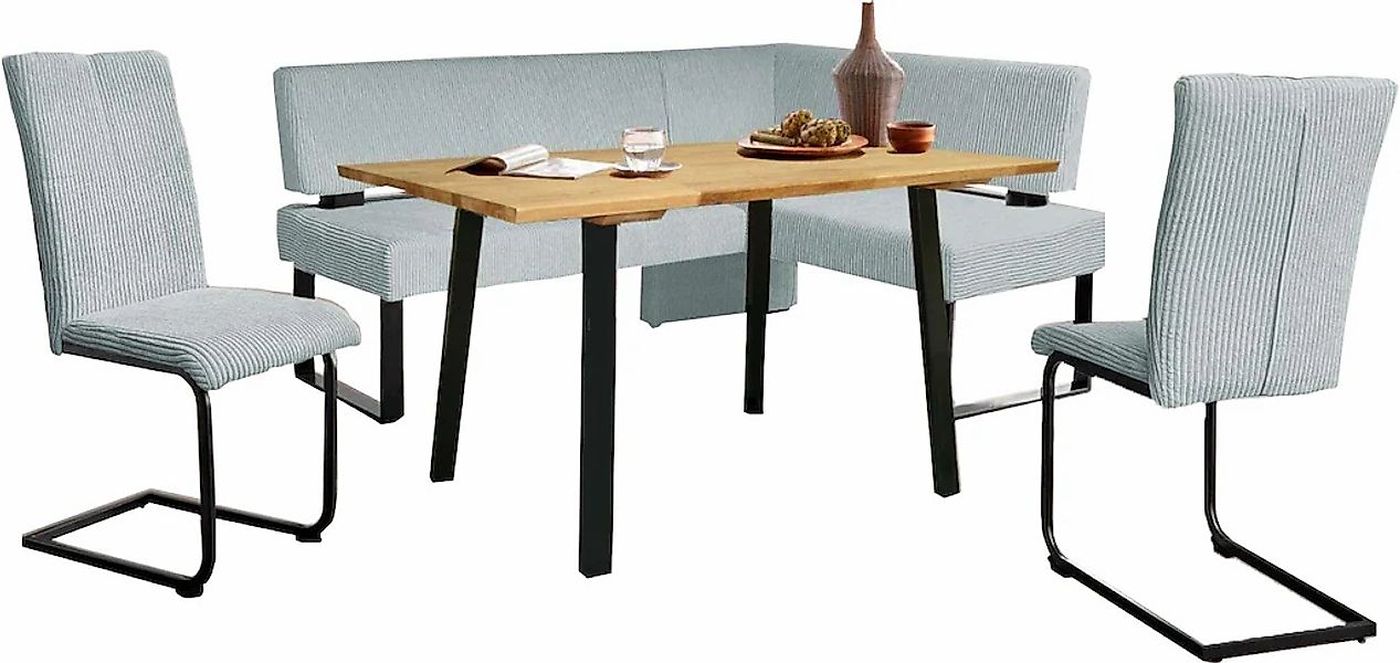OTTO home Eckbankgruppe "Oliver" Set, 4-tlg, 4 Stk. tlg. Eckbank mit Wellen günstig online kaufen