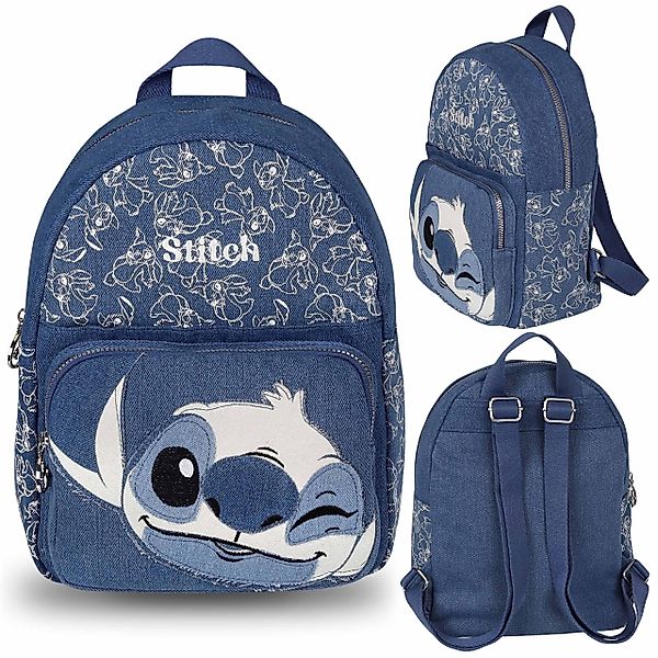 Sarcia.eu Cityrucksack Disney Stitch Denim Rucksack, günstig online kaufen