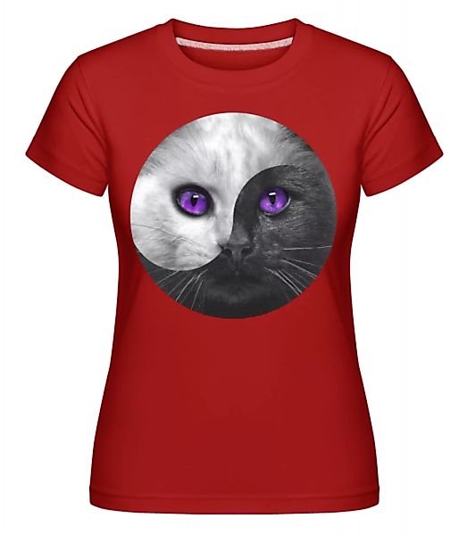 Yin Und Yang Katze · Shirtinator Frauen T-Shirt günstig online kaufen