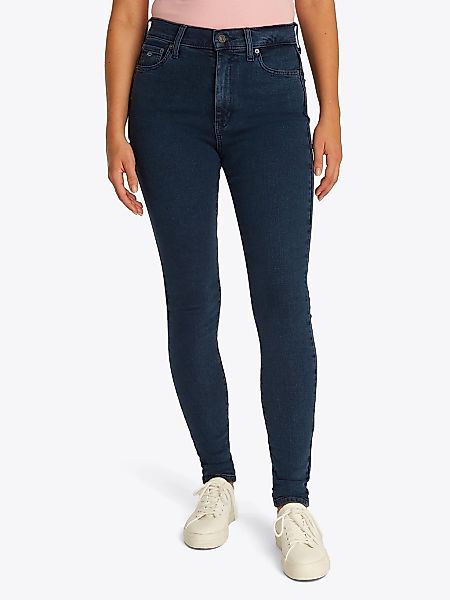 Tommy Jeans "Sylvia High Rise Skinny" mit Logo-Badge günstig online kaufen