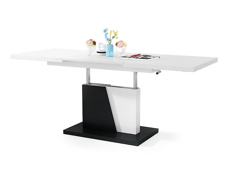 Mazzoni Couchtisch Grand Noir Weiß matt günstig online kaufen