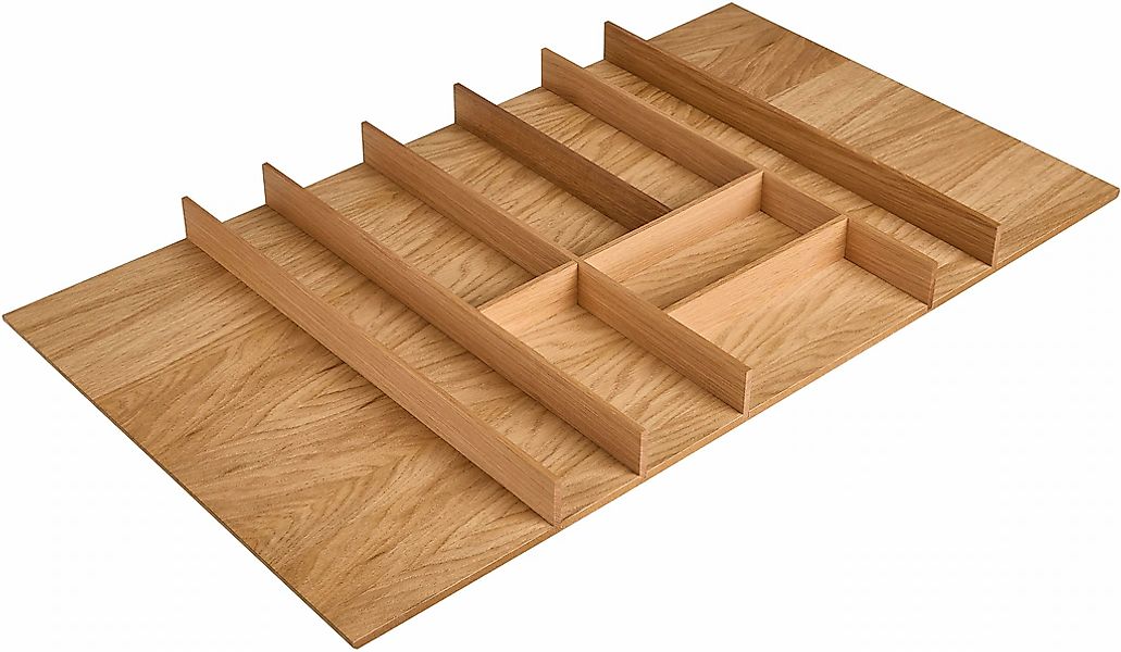 nobilia Besteckeinsatz "nobilia Zubehör" aus hochwertiger Eiche Massivholz, günstig online kaufen