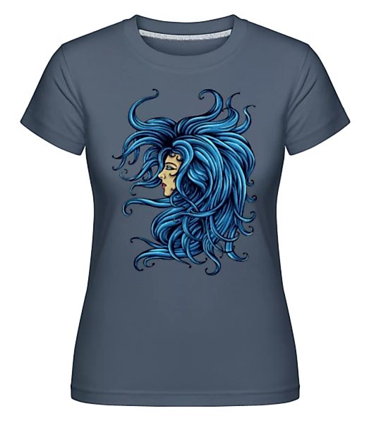 Lady In The Blue · Shirtinator Frauen T-Shirt günstig online kaufen