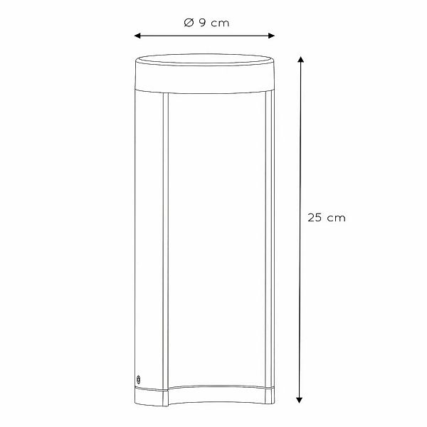 Sockel- und Stehleuchte Combo für den Außenbereich, IP54, 250 mm hoch günstig online kaufen