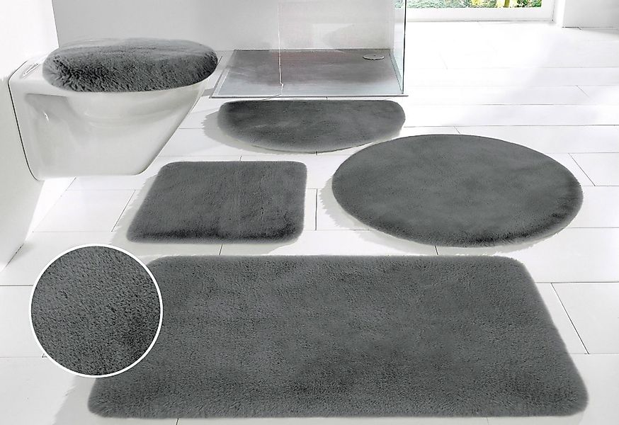 my home Badematte "Rabbit Badematten, Badvorleger, Badezimmer Teppich" Höhe günstig online kaufen