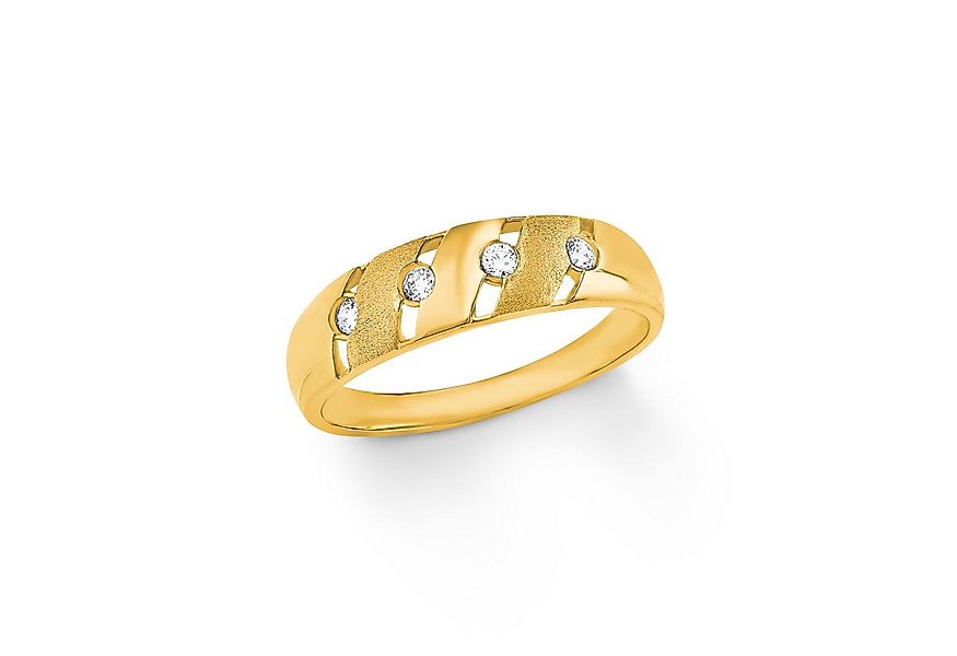 Amor Goldring Amor Ring für Damen, Gold 333, Zirkonia synth. (Ring, 1-tlg) günstig online kaufen