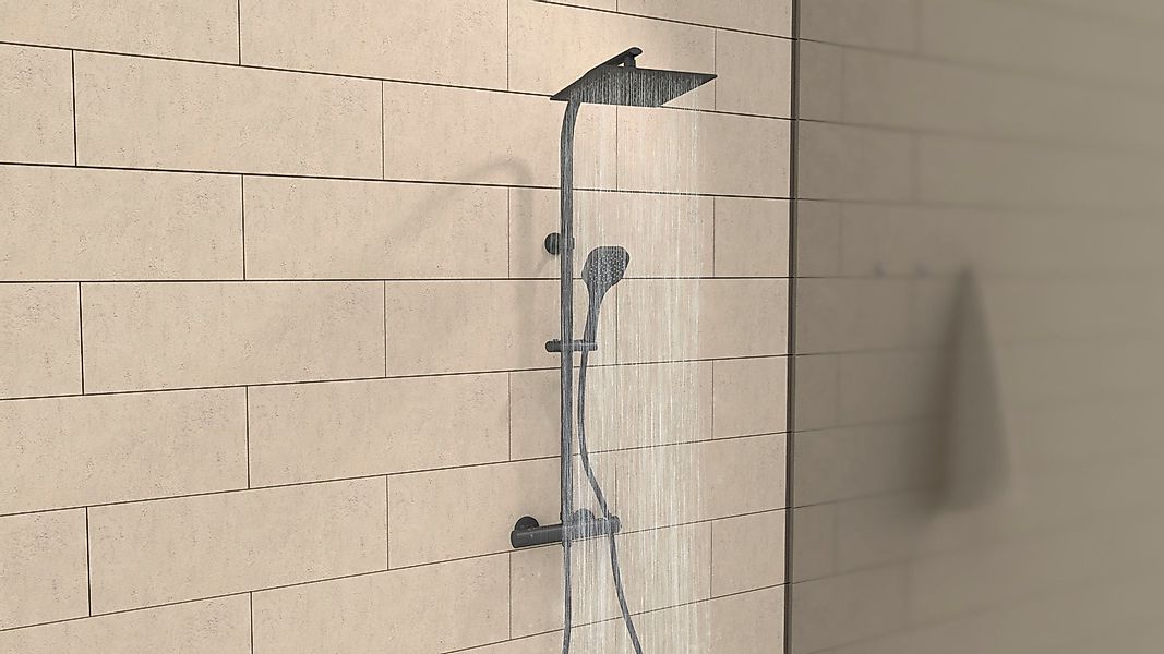 welltime Duschsystem Turin, Höhe 95 cm, günstig online kaufen