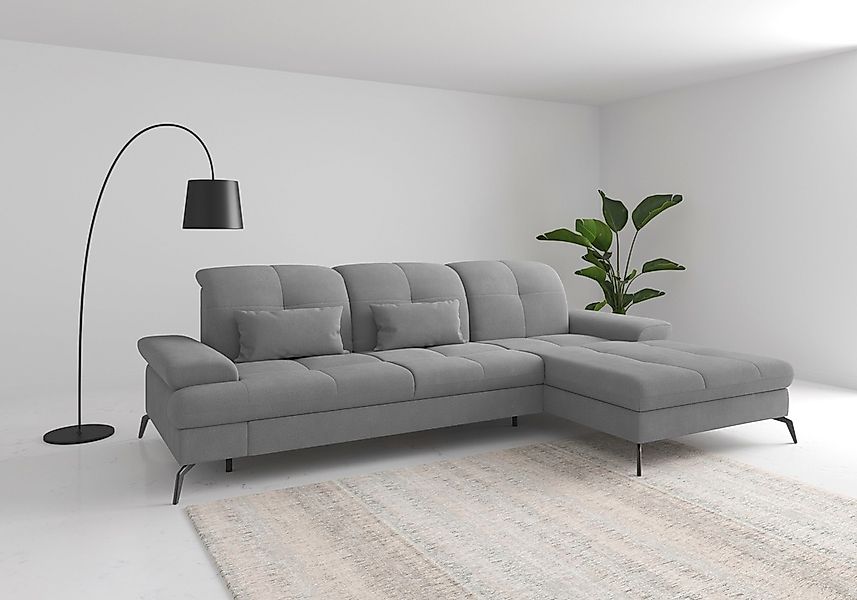 sit&more Ecksofa "Amica, L-Form, inkl. Sitztiefenverstellung & Armteilverst günstig online kaufen