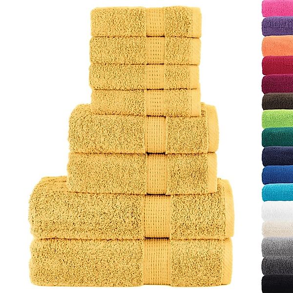 vidaXL Handtuch 8 tlg. Premium-Handtuch-Set SOLUND günstig online kaufen