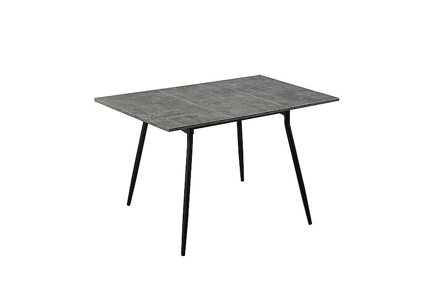 B&D home Esstisch LIO, Metallgestell schwarz oder weiß, ausziehbar, 4-6 Per günstig online kaufen