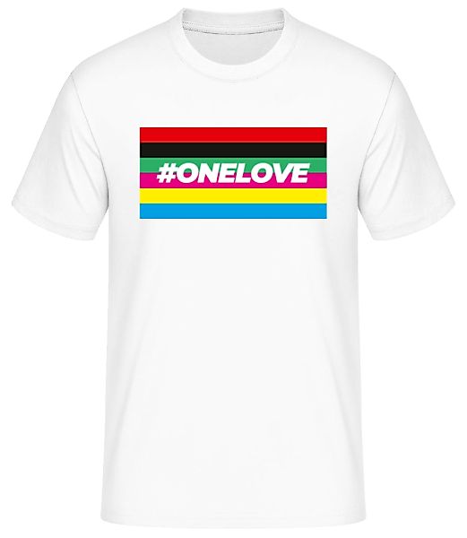 One Love Fahne · Männer Basic T-Shirt günstig online kaufen