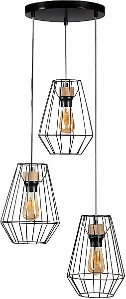 BRITOP LIGHTING Hängeleuchte »Endorfina«, 3 flammig, Leuchtmittel E27   ohn günstig online kaufen