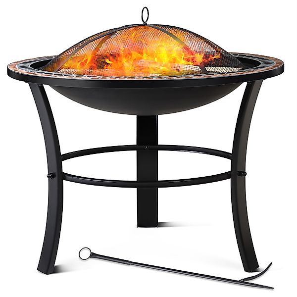 Feuerschale Sevilla Mosaik Stahl Ø76cm günstig online kaufen