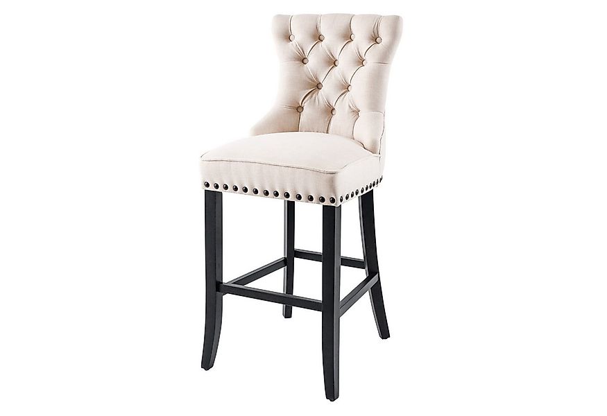 riess-ambiente Barhocker CASTLE beige / schwarz (Einzelartikel, 1 St), Essz günstig online kaufen