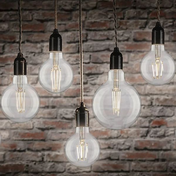 Pauleen LED-Leuchtmittel Filament G80 E27 4,8 W klar 4.000 K günstig online kaufen