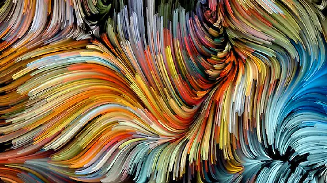 Papermoon Fototapete »Abstrakt Farben« günstig online kaufen