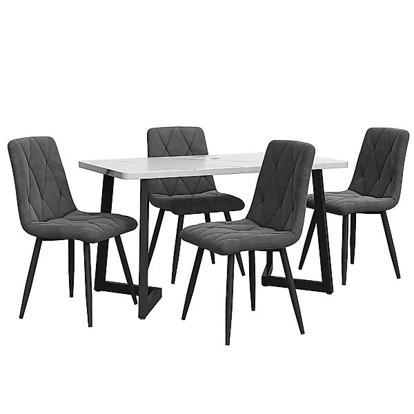 i@home Essgruppe 117×68cm Esstisch mit 4 günstig online kaufen