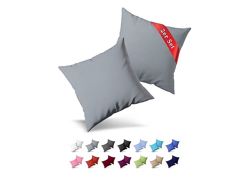Buymax Kissenbezüge Kissenbezug 100% Baumwolle Premium Jersey, (2 Stück), K günstig online kaufen