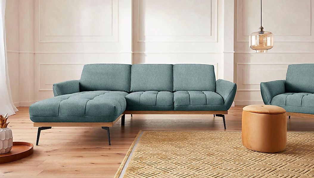 exxpo - sofa fashion Ecksofa »Palic, inkl. Rückenverstellung, bequem, elega günstig online kaufen