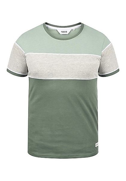 !Solid Rundhalsshirt SDCody T-Shirt in Colorblocking-Optik günstig online kaufen