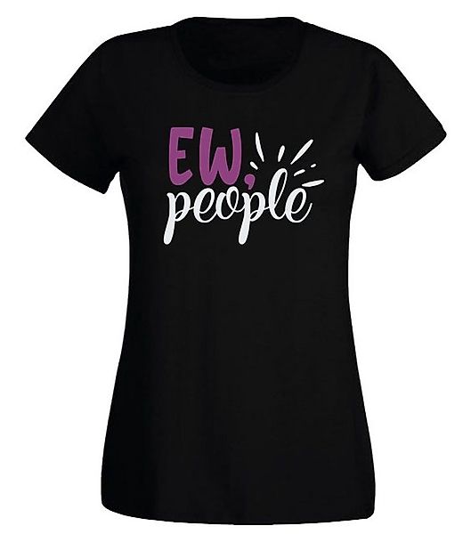 G-graphics T-Shirt Damen T-Shirt - EW, People Slim-fit-Shirt, mit Frontprin günstig online kaufen