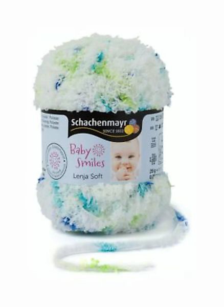 Schachenmayr Handstrickgarne Baby Smiles Lenja Soft, 25g Aqua Spot Col blau günstig online kaufen