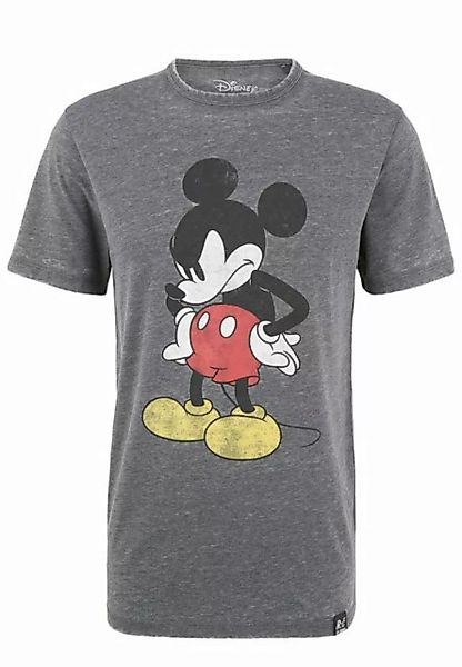 Recovered T-Shirt Disney Mickey Mouse Madface GOTS zertifizierte Bio-Baumwo günstig online kaufen
