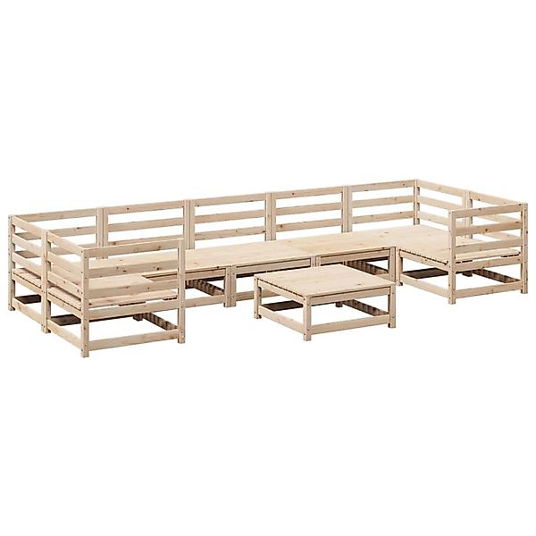 vidaXL 8-Tlg Garten-Sofagarnitur Massivholz Kiefer 3299331 günstig online kaufen