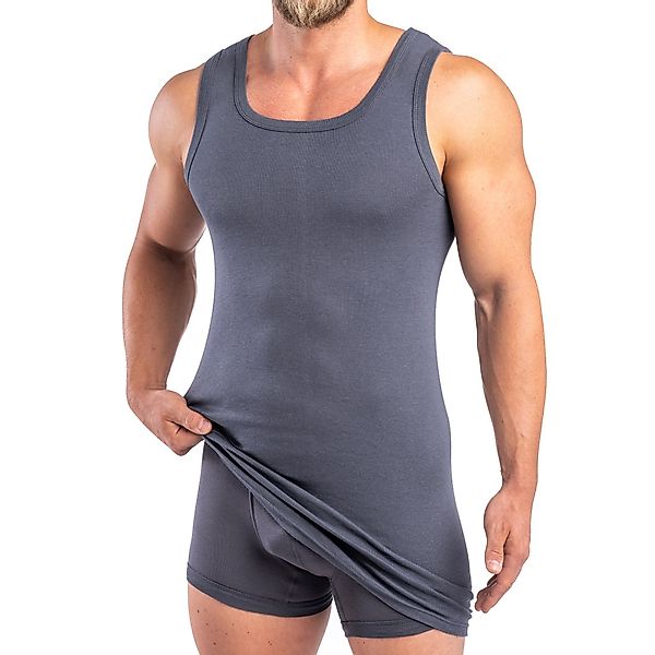 HERMKO Achselhemd 16027 Herren extralanges Unterhemd günstig online kaufen