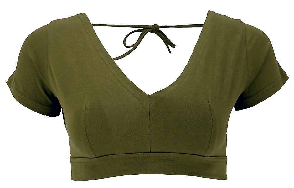 Guru-Shop T-Shirt Choli Top, bauchfreies Top günstig online kaufen