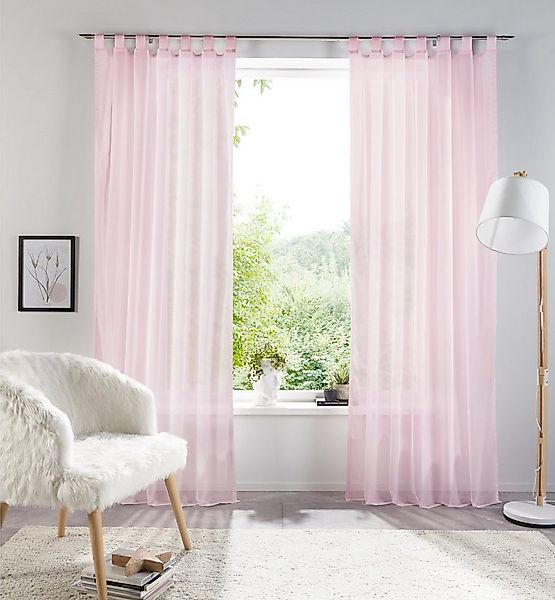 OTTO home Gardine XANA mit Ösen, Kräuselband oder Schlaufen (1 St), Schlauf günstig online kaufen