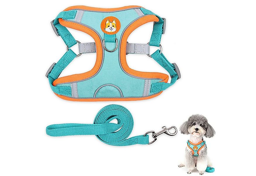 KINSI Hunde-Geschirr Hundeweste Hundegeschirr-Set für Kleine Hunde,Weiches& günstig online kaufen