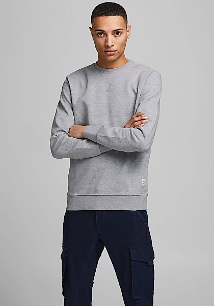 Jack & Jones Sweatshirt "JJEBASIC mit Flaglabel und weicher Baumwollmischun günstig online kaufen