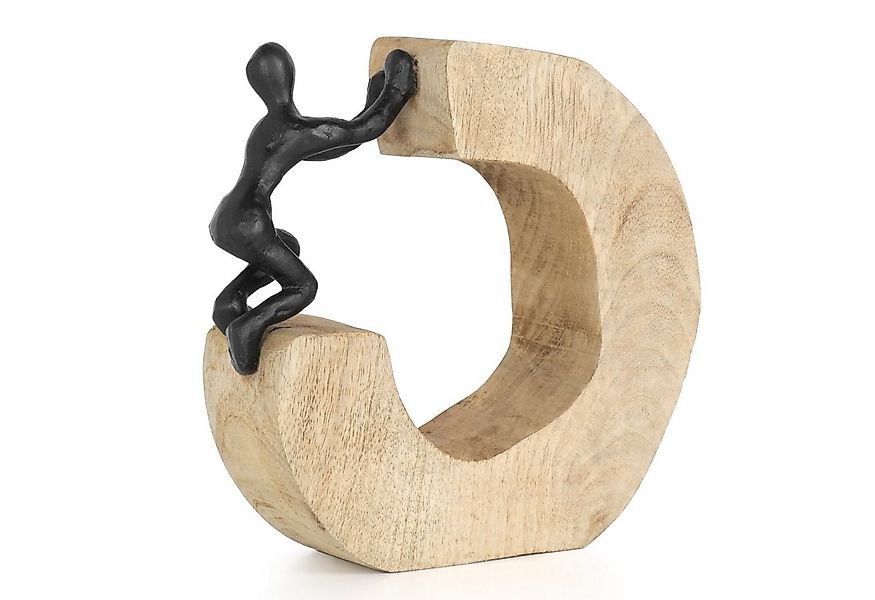 Moritz Skulptur Weg frei machen, Holz, Tischdeko, Fensterdeko, Wanddeko, Ho günstig online kaufen