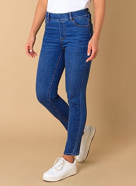 Base Level Jeggings Anabel in blauer günstig online kaufen