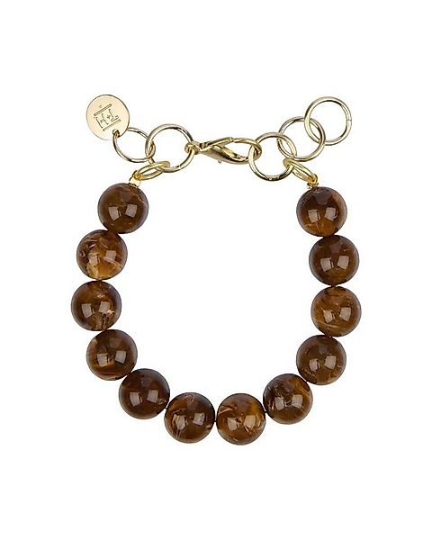 TOM+HATTY Armkette – Luxus Kugelarmband aus Kunstharz mit goldenen Akzenten günstig online kaufen
