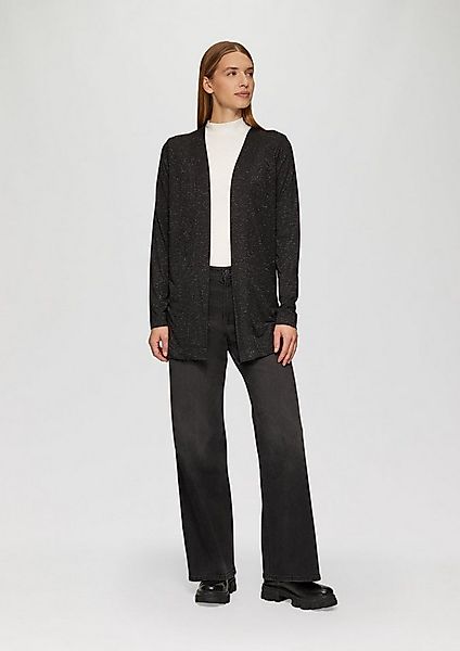 s.Oliver Cardigan Indoor-Jacke Langer Cardigan mit Glitzergarn günstig online kaufen