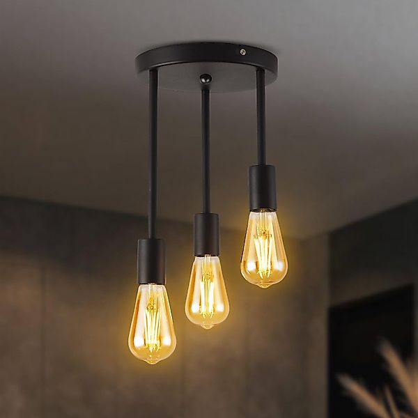 LMaxhome LED Deckenleuchte Vintage Hängend Deckenstrahler günstig online kaufen