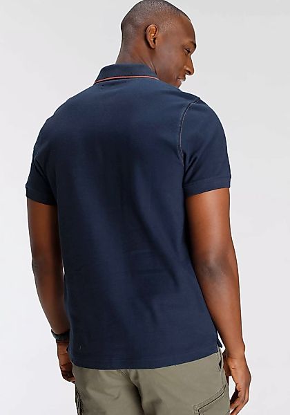 DELMAO Poloshirt, Kurzarm, mit Rippbündchen, Polokragen günstig online kaufen