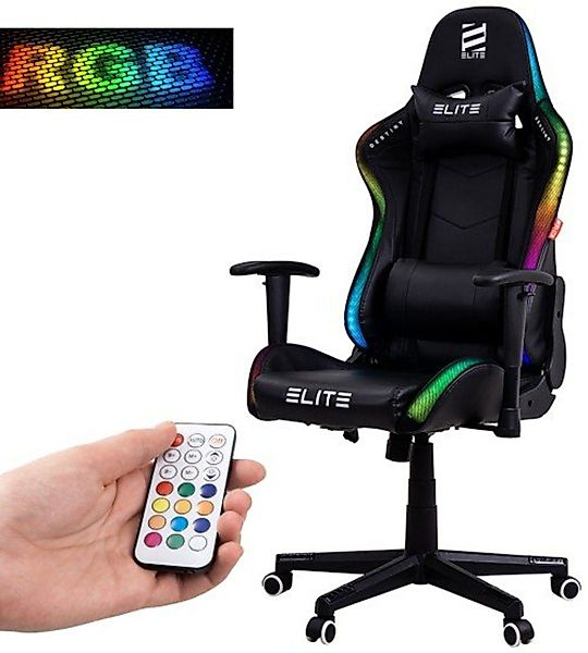ELITE Gaming Gaming-Stuhl Ergonomischer Bürostuhl Destiny günstig online kaufen