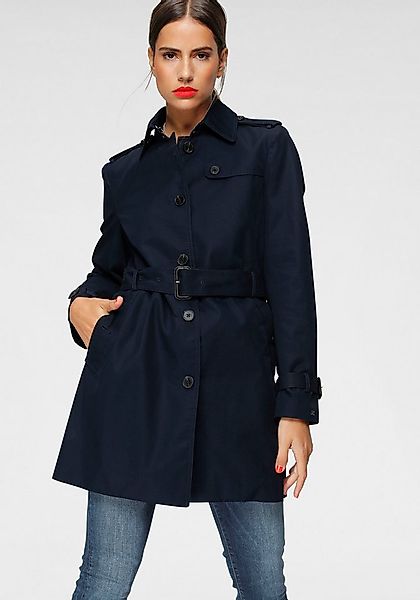 Tommy Hilfiger Langjacke HERITAGE SINGLE BREASTED TRENCH mit den typischen günstig online kaufen